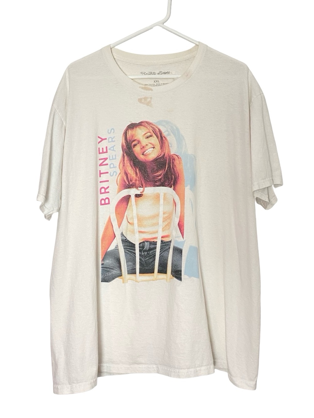 Britney Spears Band Tee Tshirt Unisex Size XXL Chest 24 x Length 29 Mens Womens